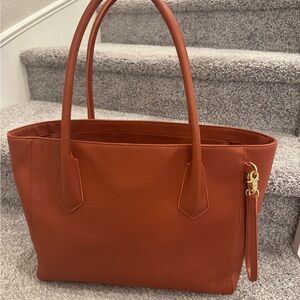 Dagne Dover Signature Tote - Clay Red